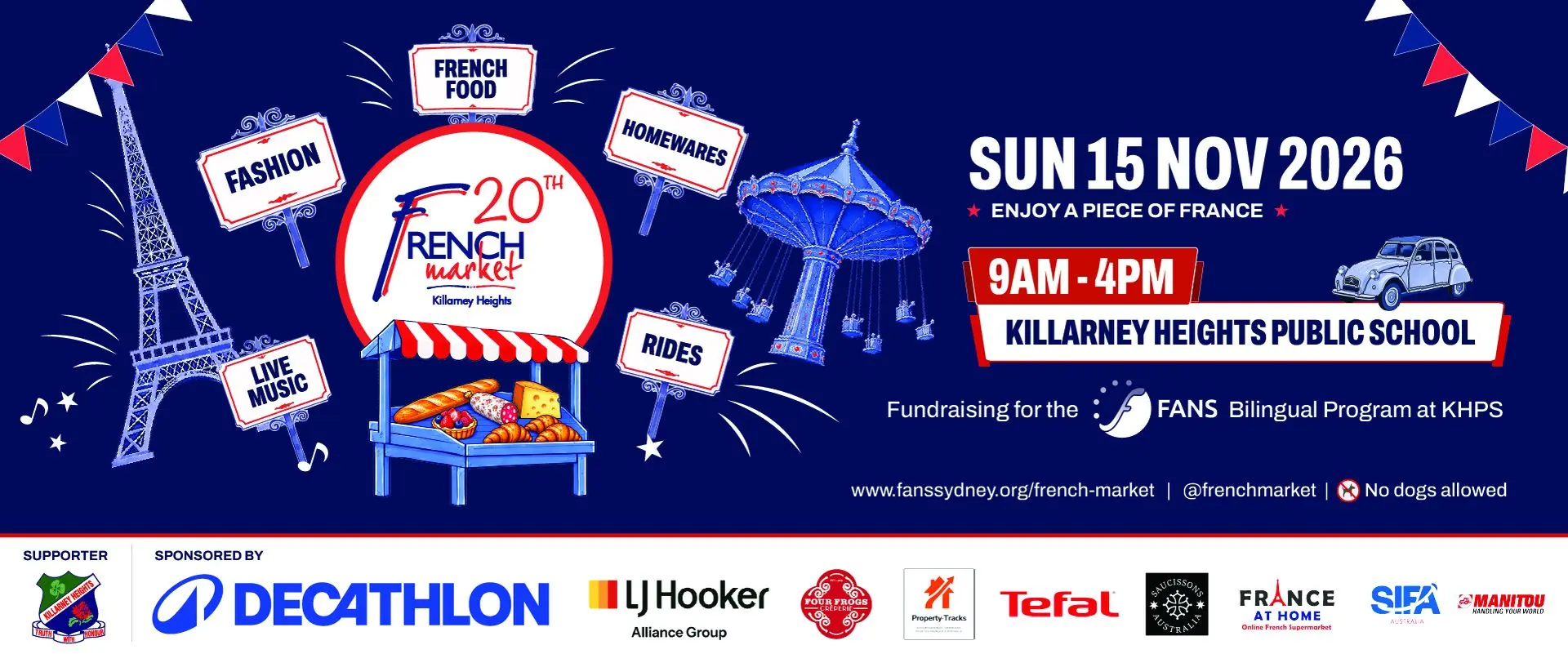 FANS French Market in Killarney Heights Sunday 15 November 2026